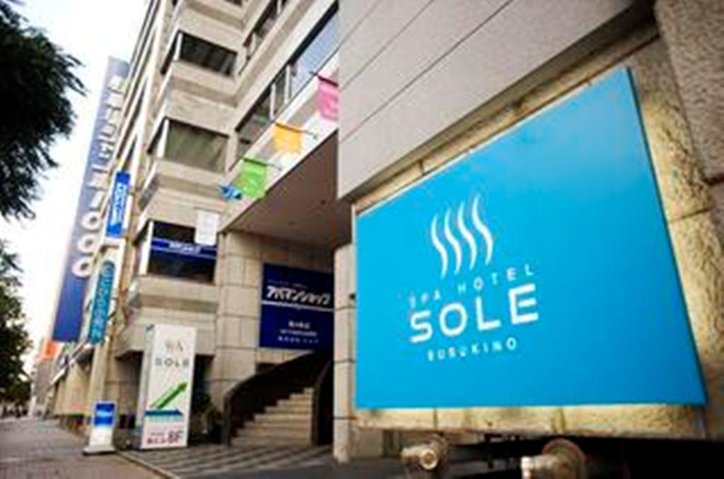 Spa Hotel Sole Susukino Sapporo Exterior foto